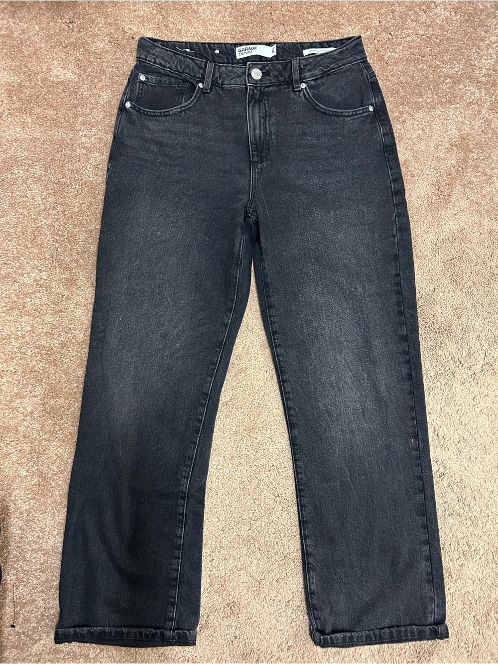 Garage barrel black jeans